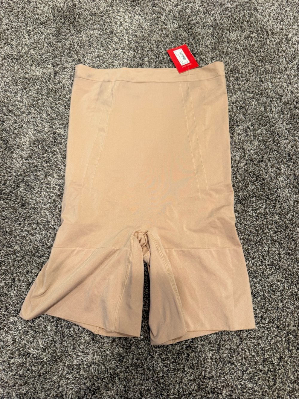 SPANX Higher Power Mid-Thigh Shaper Shorts NWT XL Soft Nude